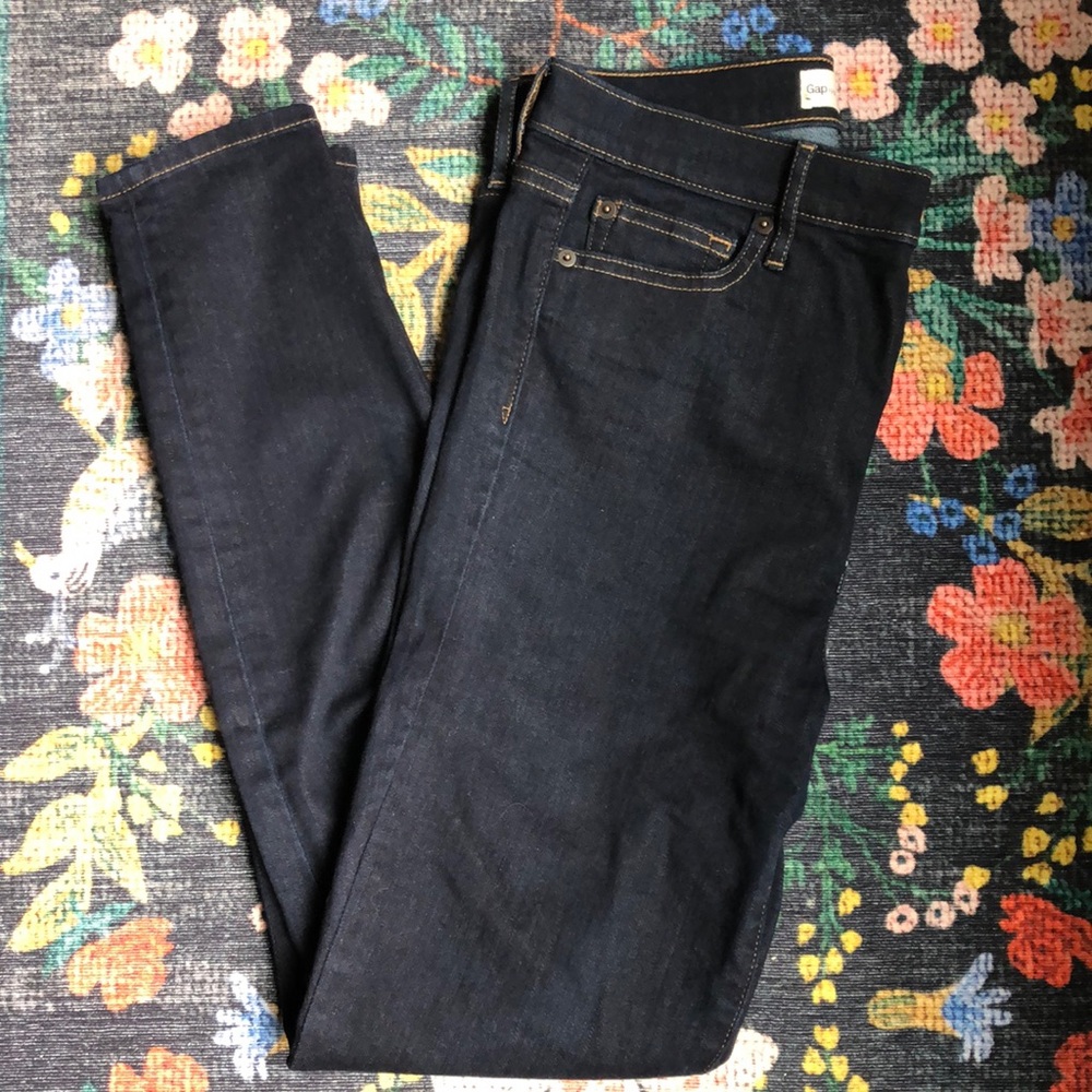 GAP Women's High Rise Jeans - Dark Blue